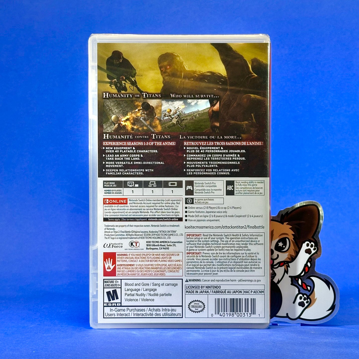 Attack on Titan 2: Final Battle - Nintendo Switch
