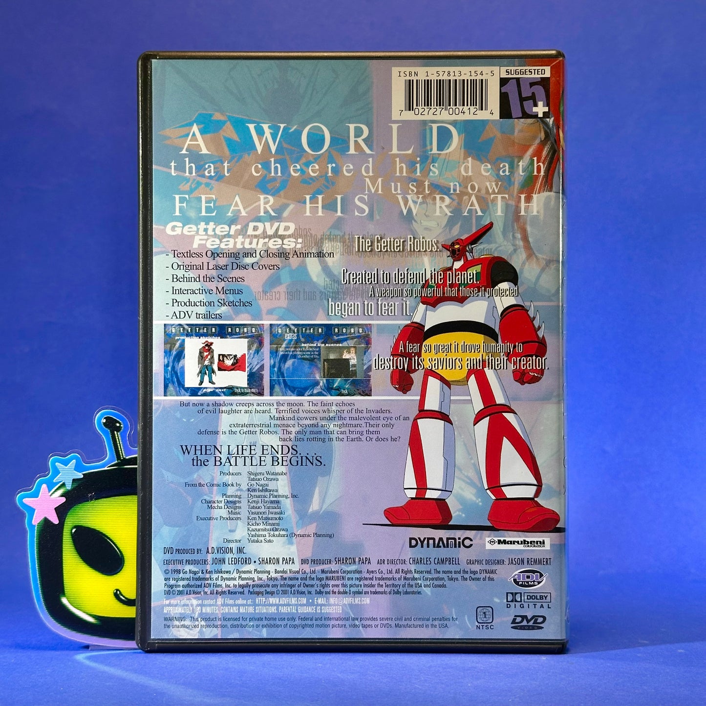 Getter Robo: Armageddon DVD