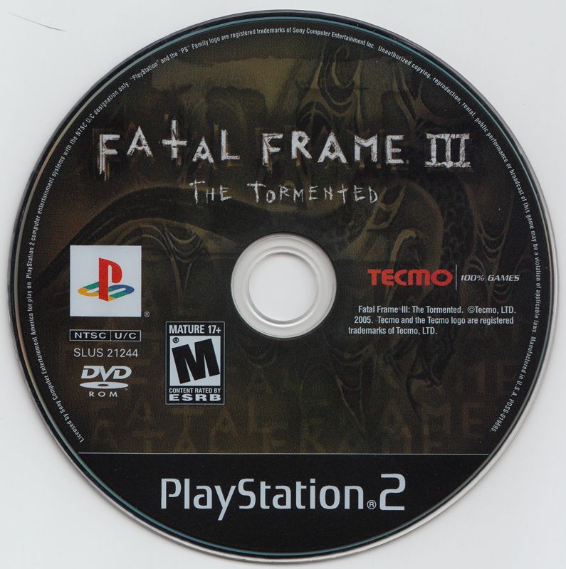 Fatal Frame III: The Tormented - Playstation 2
