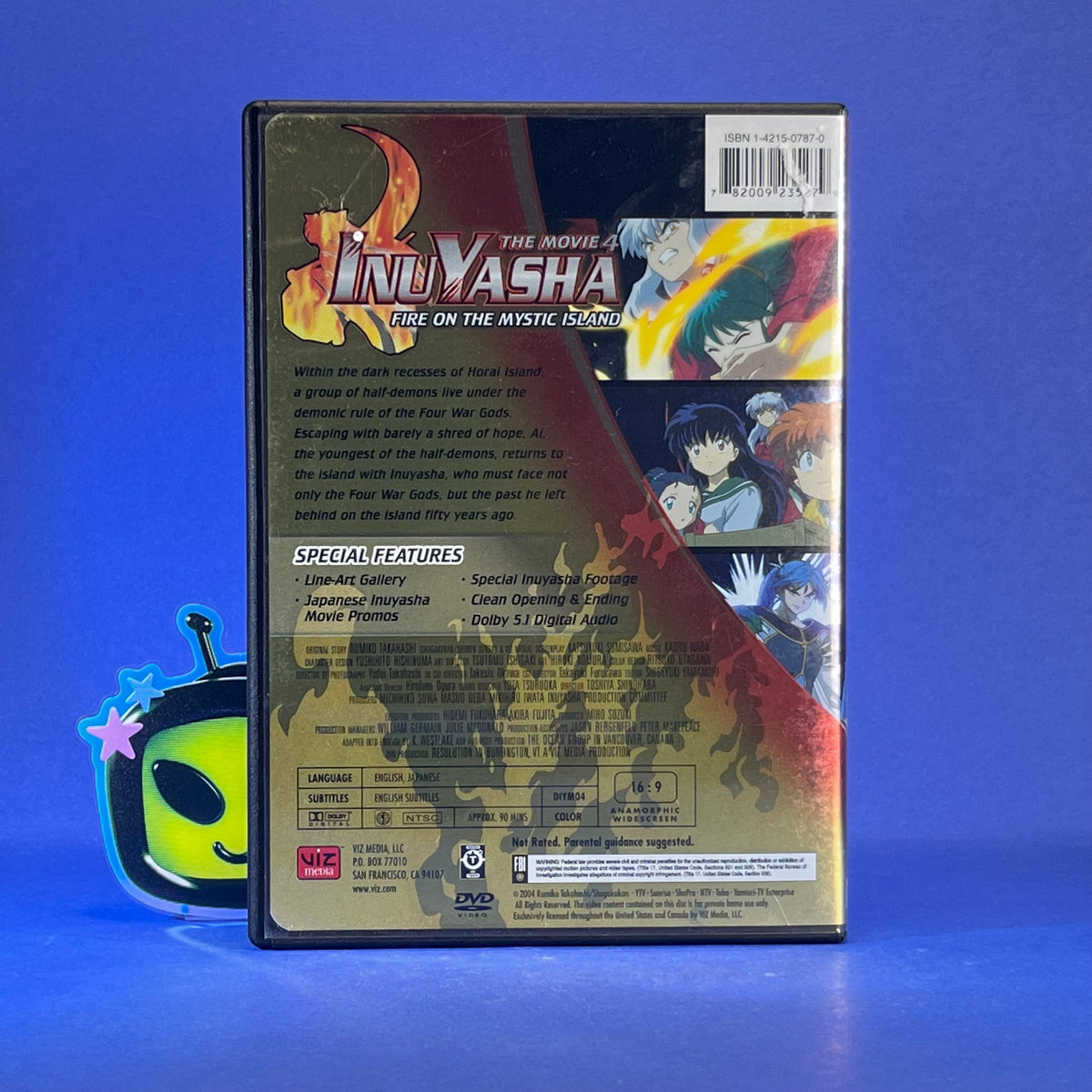 Inuyasha the Movie 4: Fire On The Mystic Island DVD