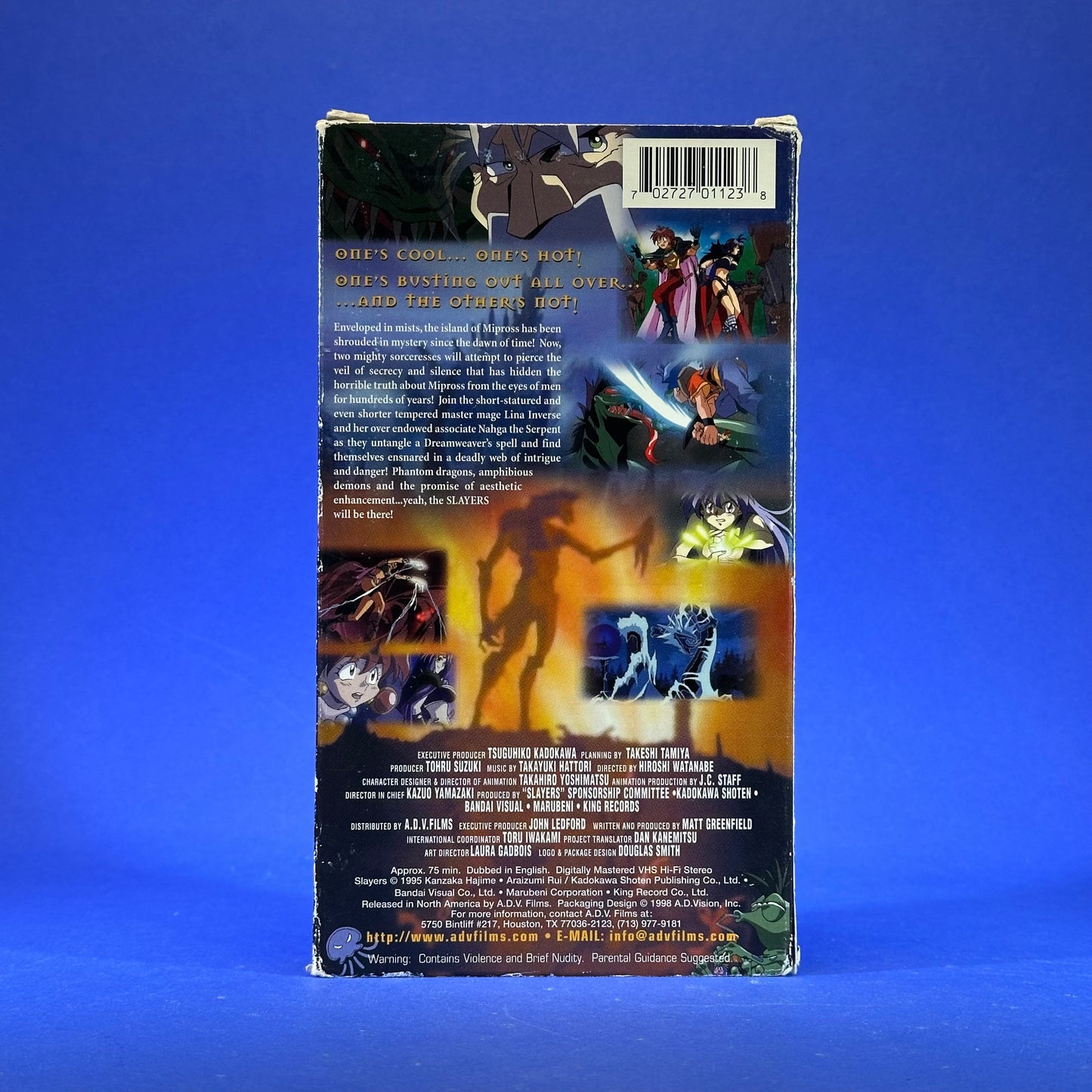 Slayers: The Motion Picture VHS