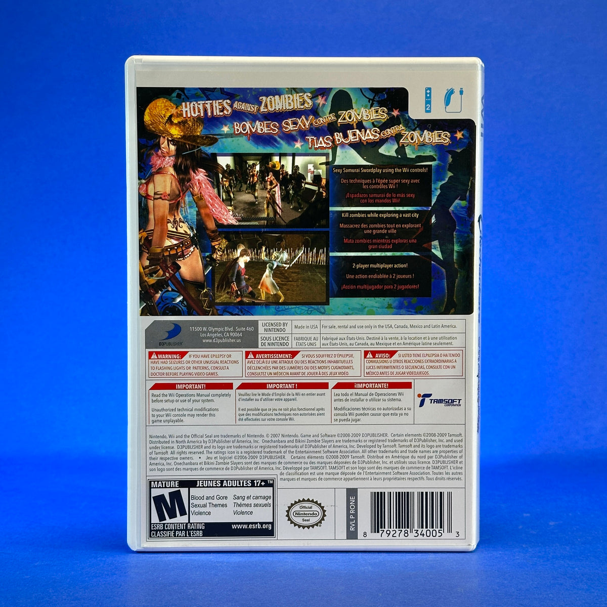 Onechanbara - Bikini Zombie Slayers Wii