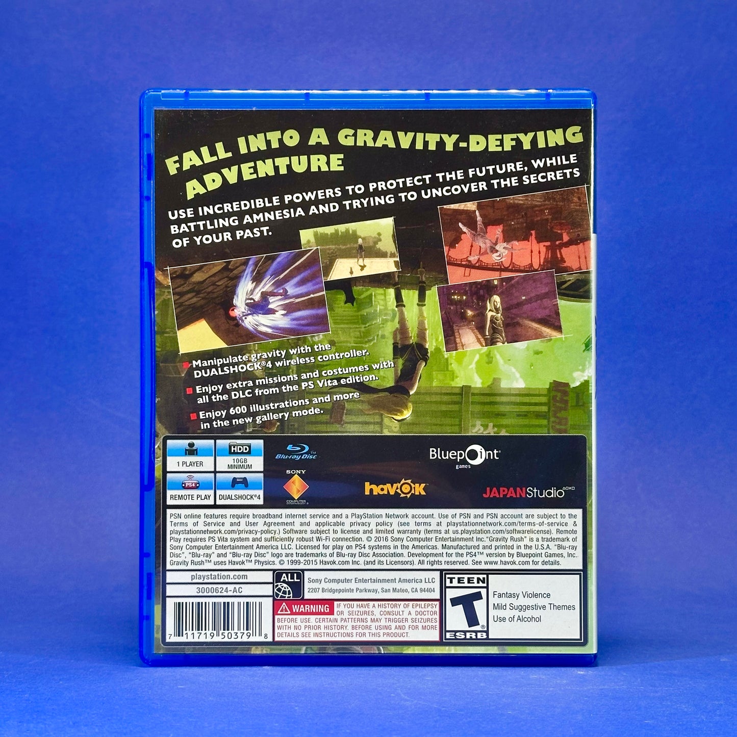 Gravity Rush: Remastered - PlayStation 4