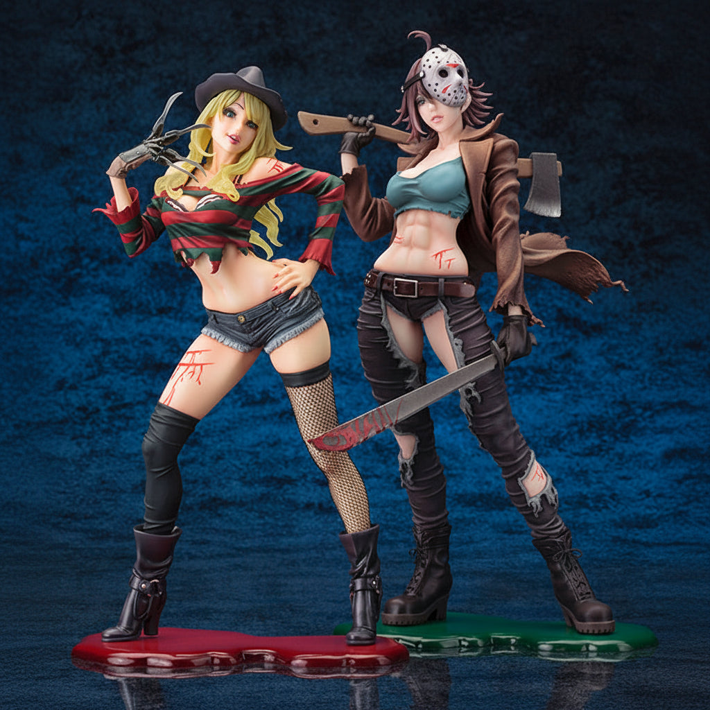 Kotobukiya - Freddy vs. Jason - Freddy Krueger & Jason Voorhees ~Horror Bishoujo, 2nd Edition~ 1/7 Scale Figure