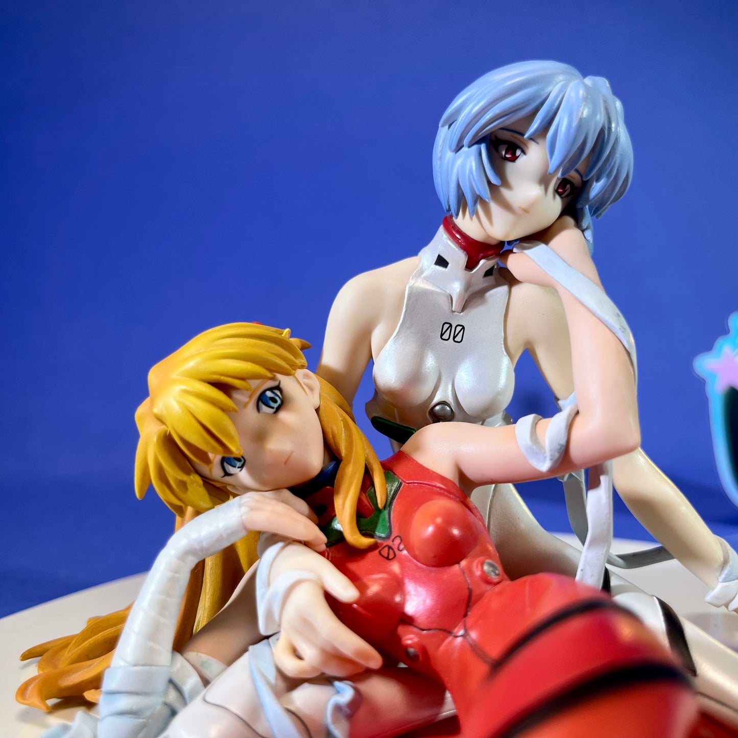 Kotobukiya - 2008 1/8 Scale Pre-Painted Statue Rei & Asuka Plugsuit Ver.