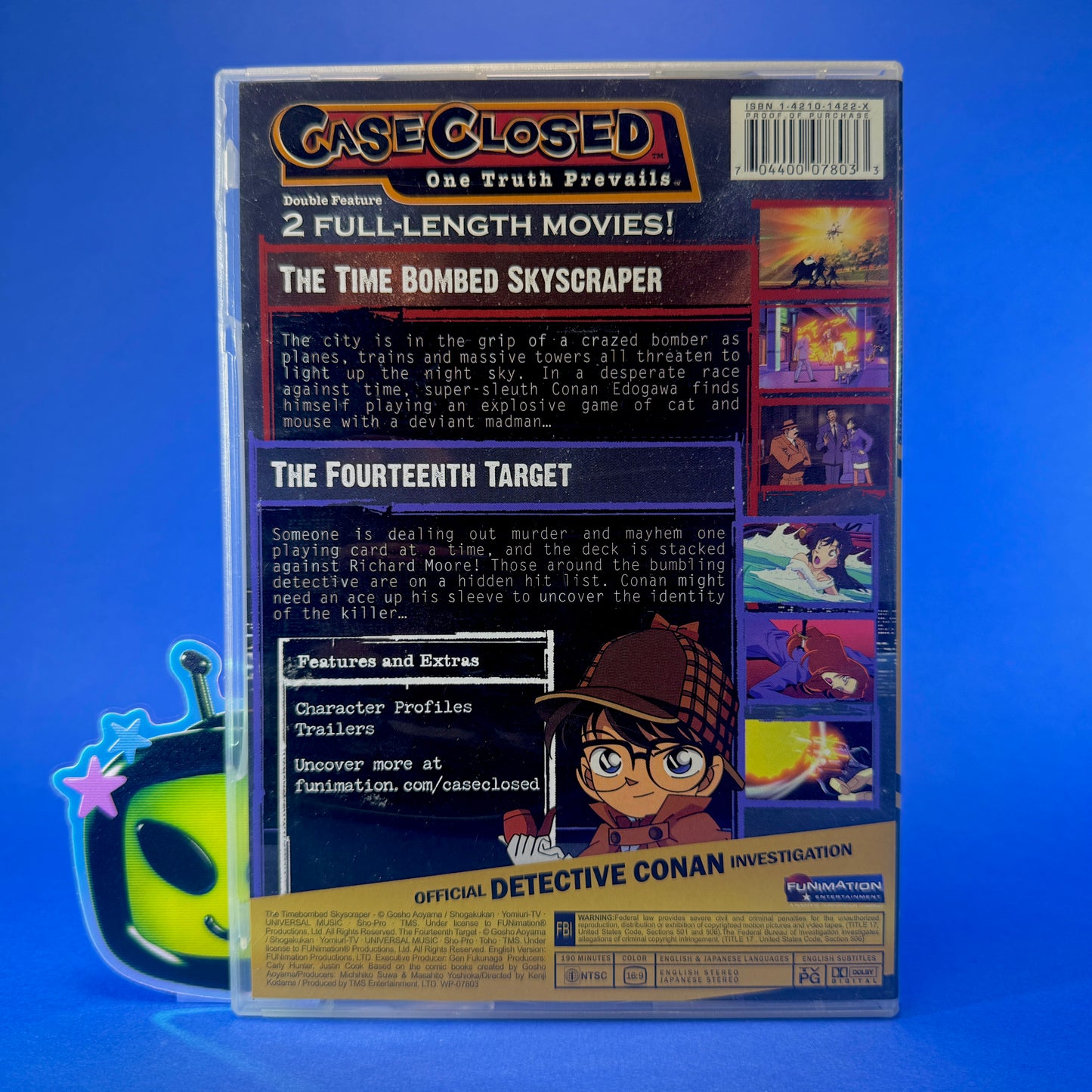 Case Closed Double Feature: The Time Bombed Skyscraper / The Fourteenth Target DVD