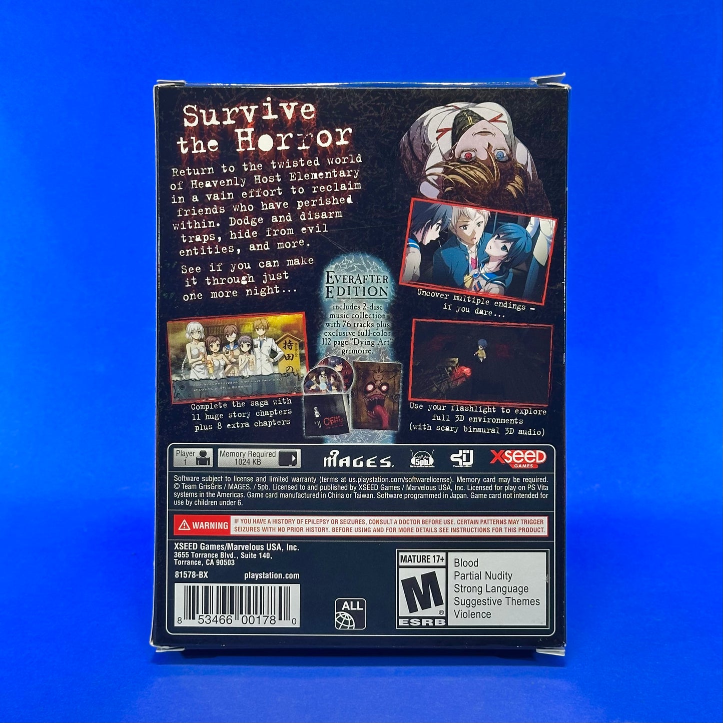 Corpse Party: Blood Drive -Everafter Edition- PS Vita