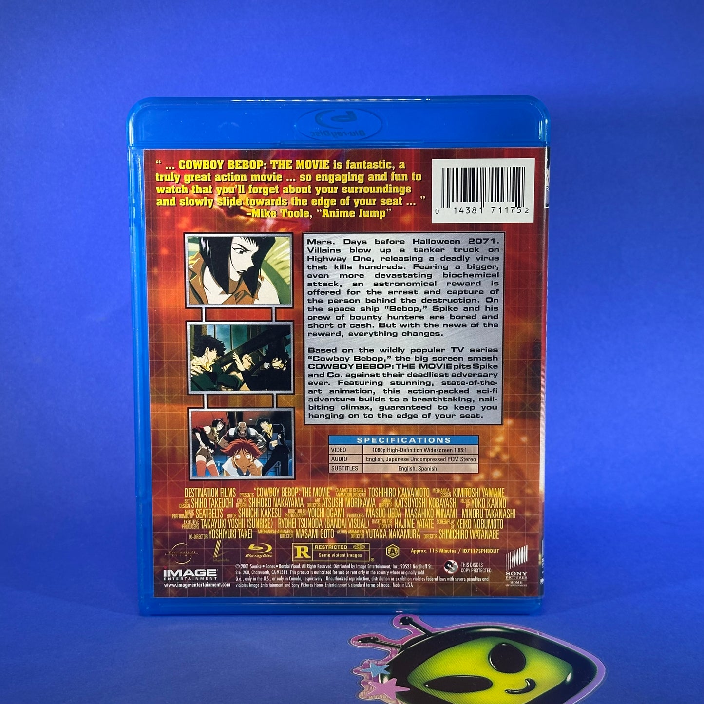 Cowboy Bebop The Movie Blu-Ray & DVD