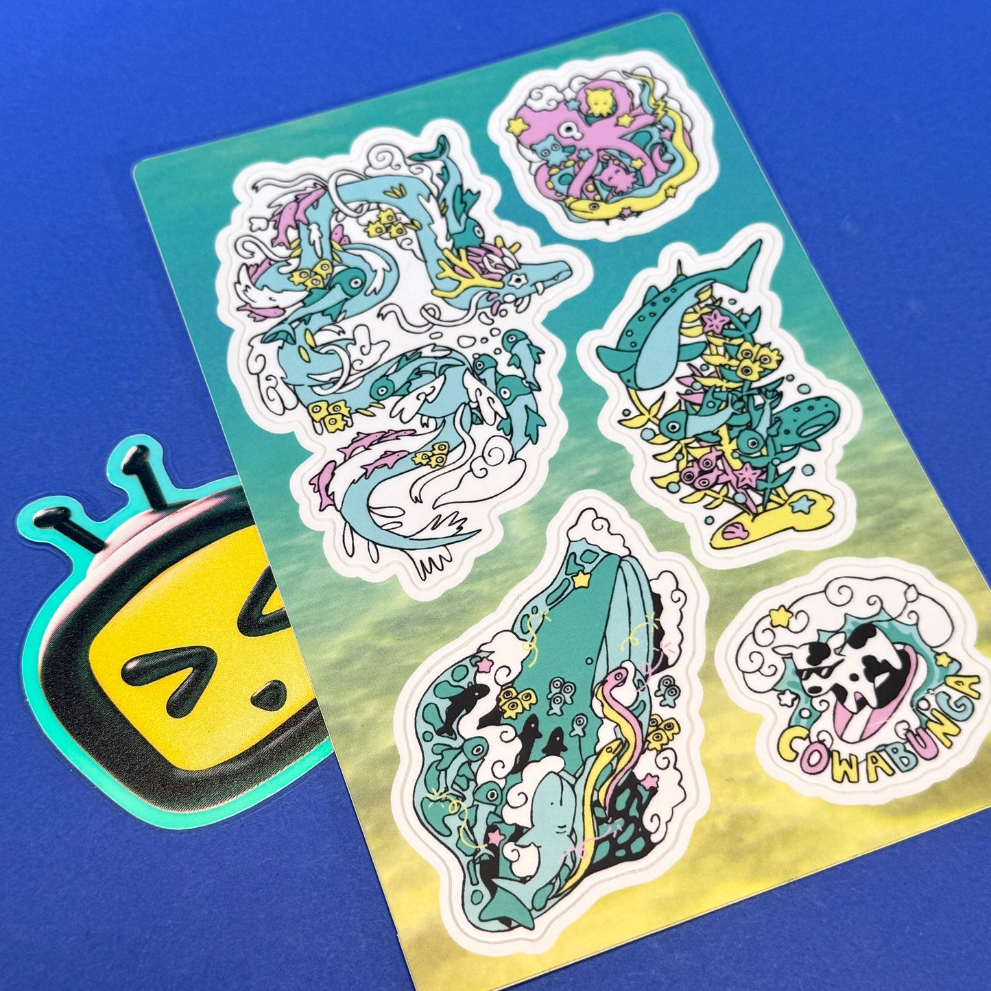 Bryson McBee - Sea Creatures Sticker Sheet