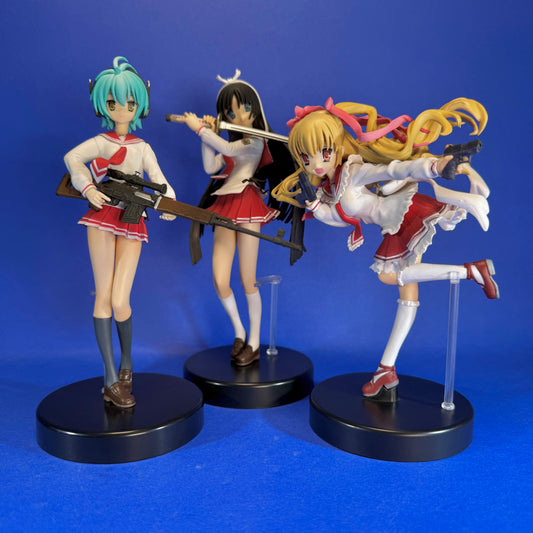 FuRyu - 2011 Aria the Scarlet Ammo - Hotogi Shirayuki, Reki & Mine Riko Figures