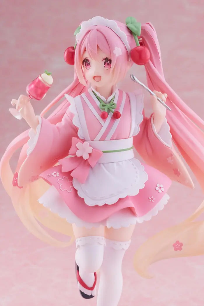 Taito - Sakura Miku ~Newly Written Japanese Style Cafe ver.~ Coreful Figure