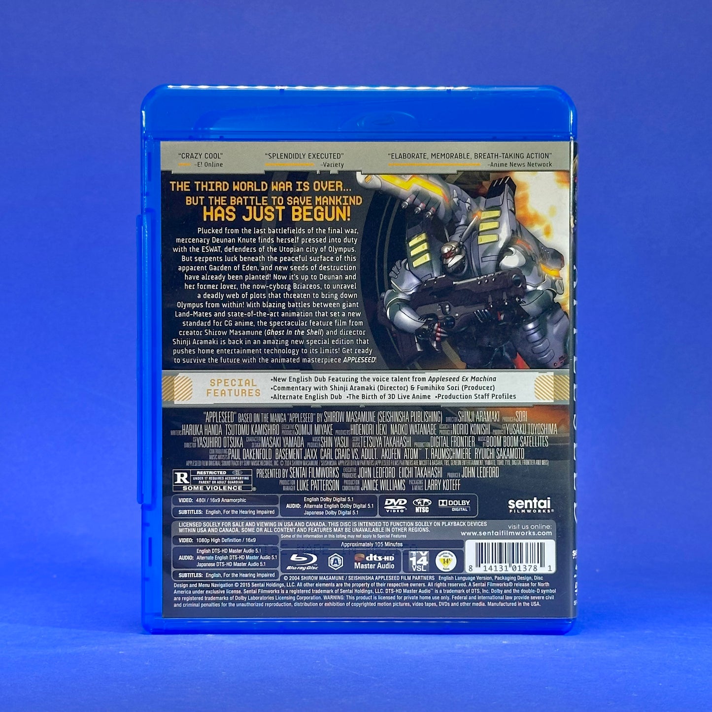 Appleseed DVD & Blu-ray