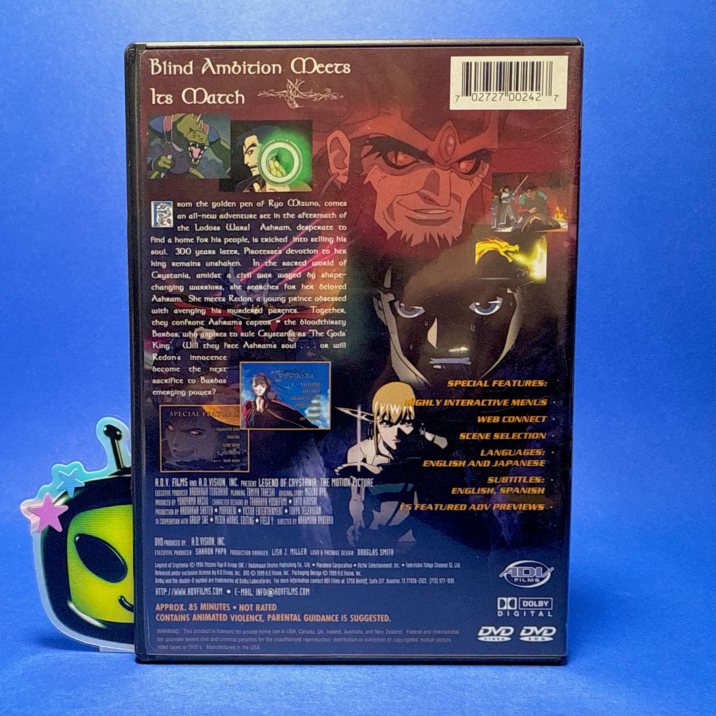 Legend of Crystania: The Motion Picture - DVD