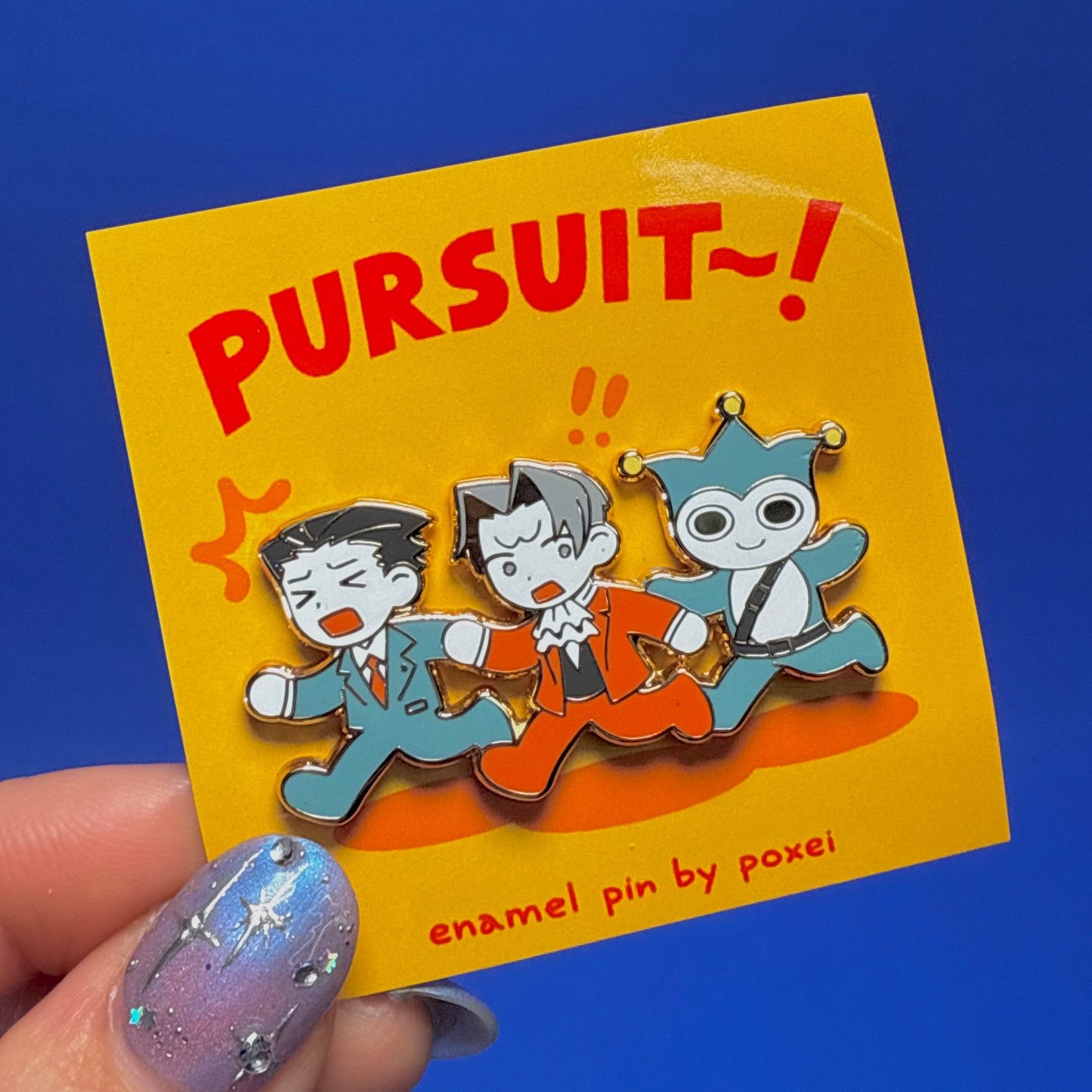 Poxei - Pursuit~! Enamel Pin