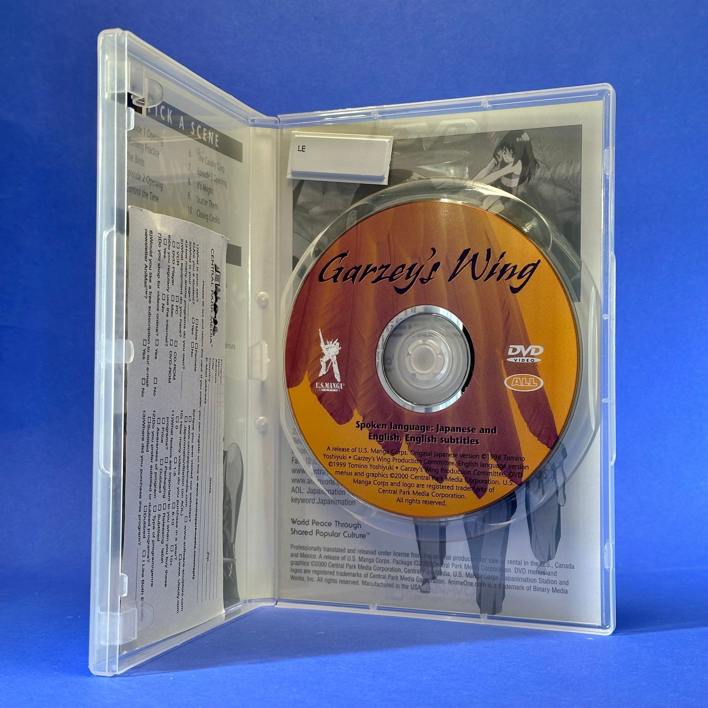 Garzey's Wing DVD