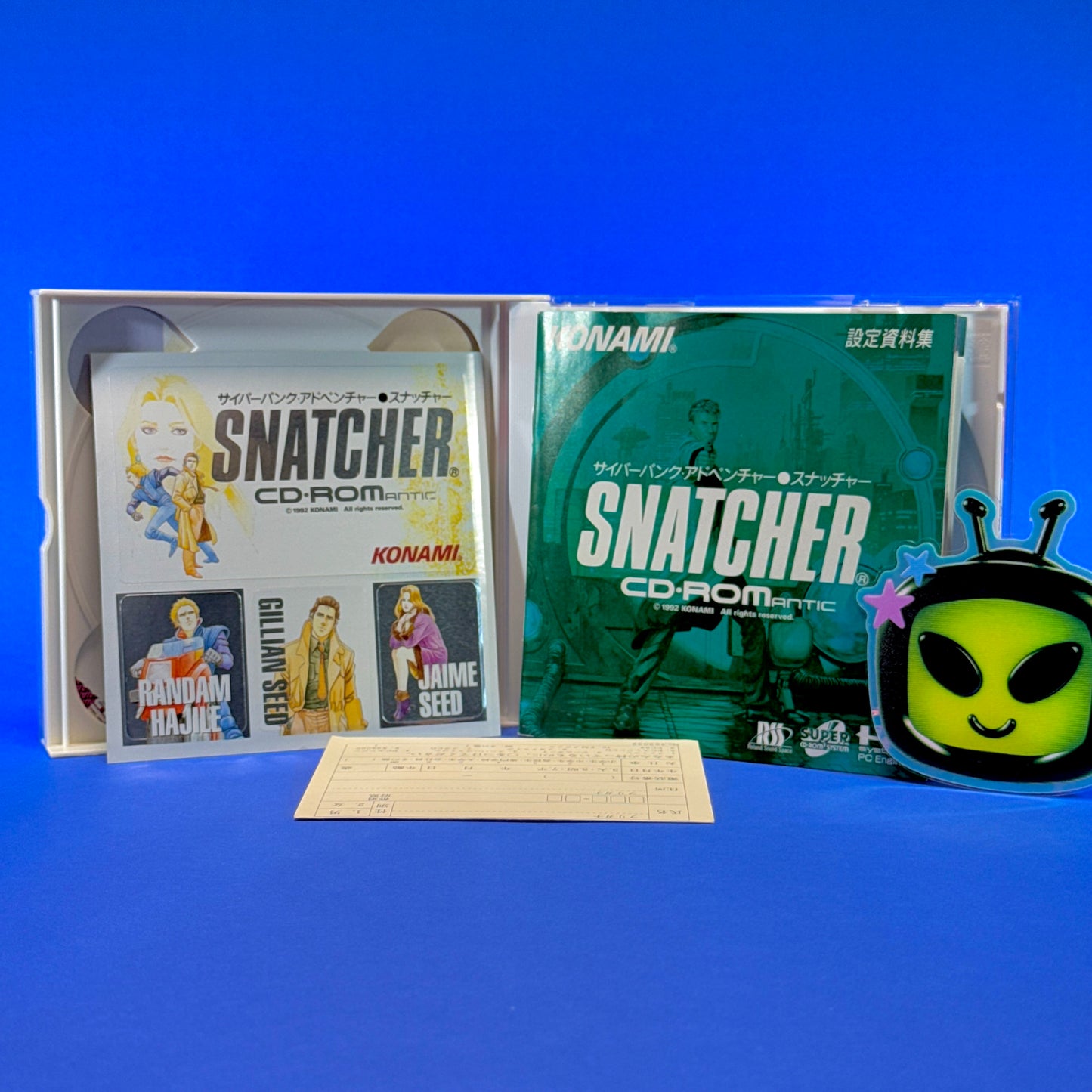 Snatcher CD-ROMantic - PC Engine Super CD-Rom