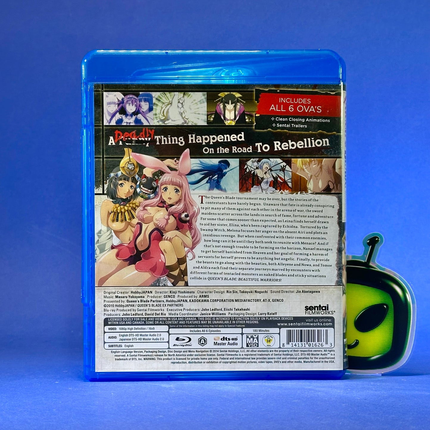 Queen's Blade Beautiful Warriors Complete OVA Collection Blu-ray