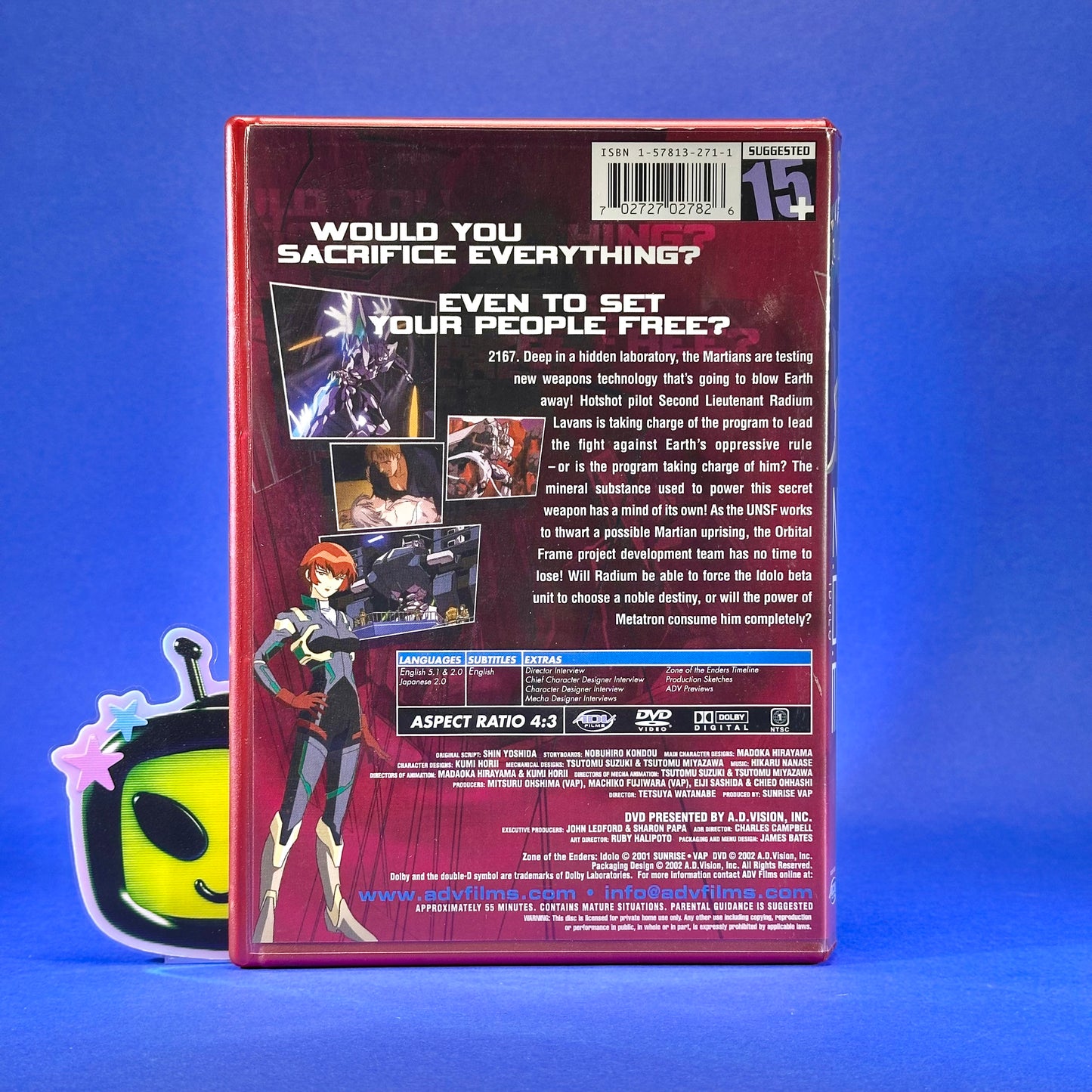 Z.O.E. Dolores, I DVD