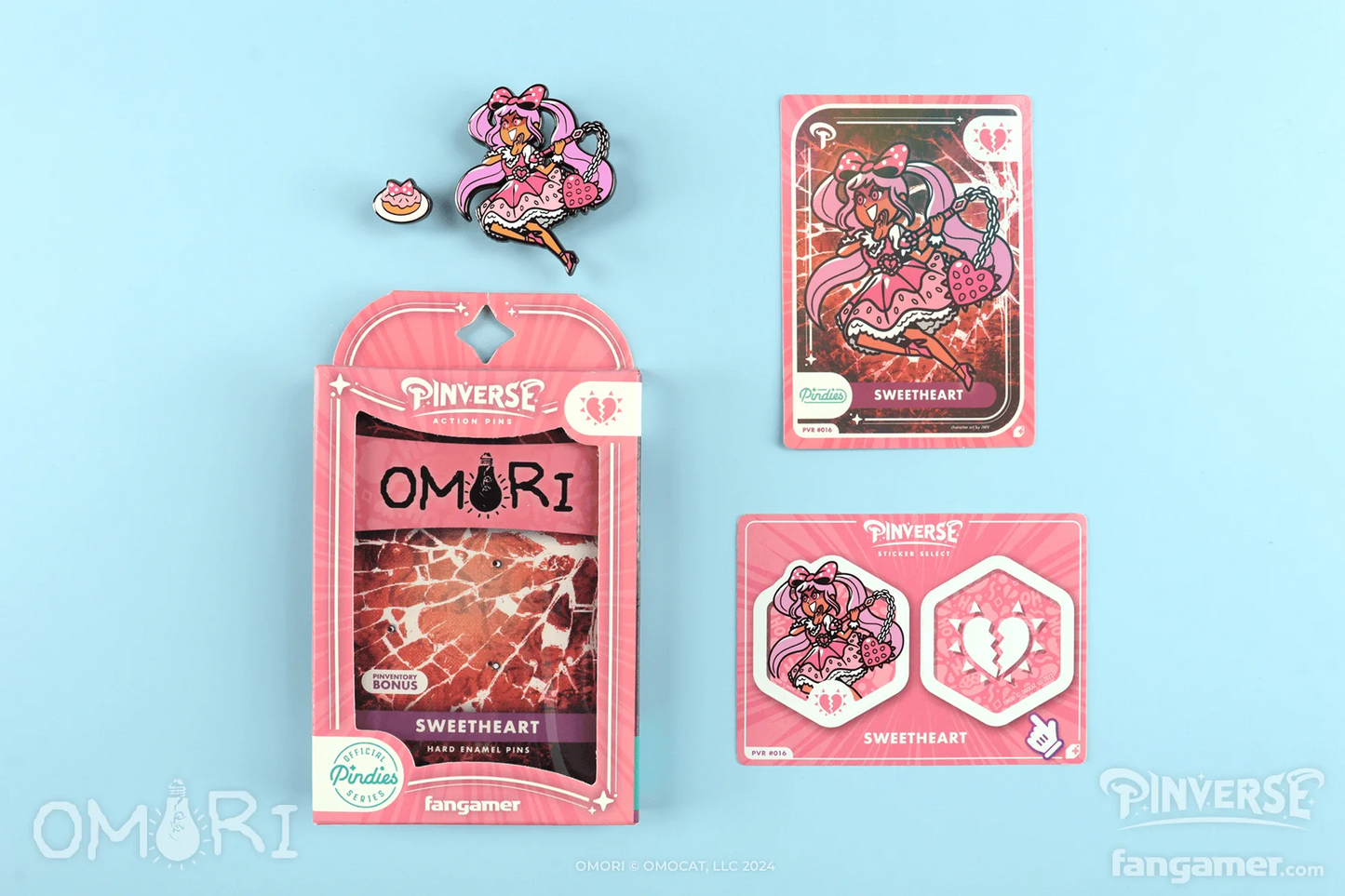 Omori - Sweetheart Enamel Pin Pack