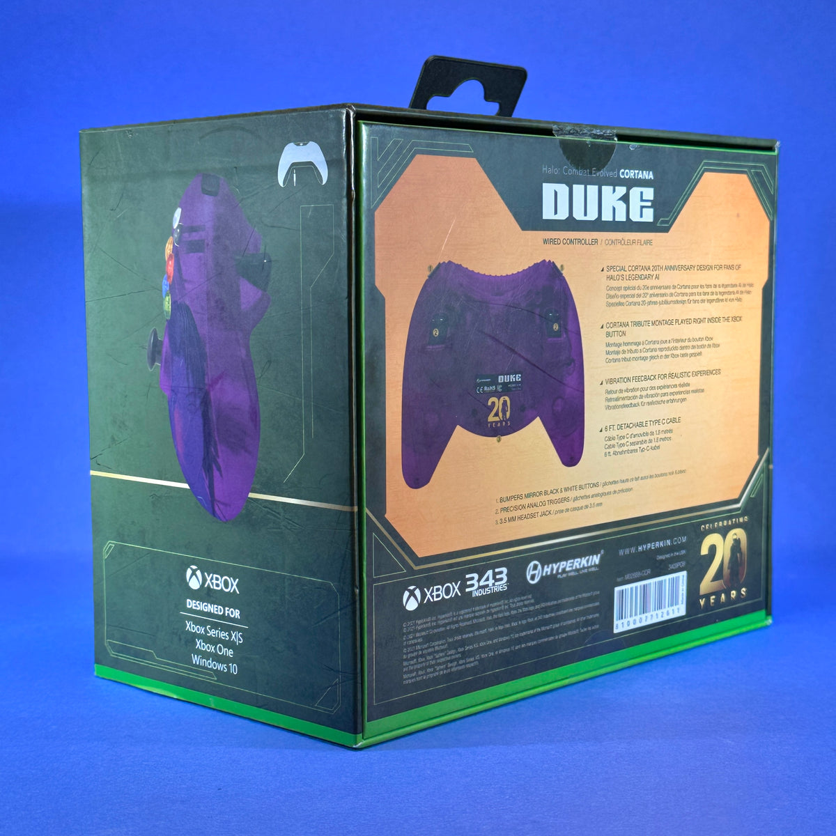 Hyperkin Duke Halo: Combat Evolved Cortana Limited Edition - Xbox Controller