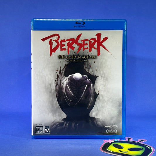 Berserk The Golden Age Arc Movies Blu-Ray/DVD