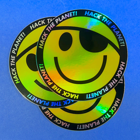 HVYBLK - Hack The Planet Sticker