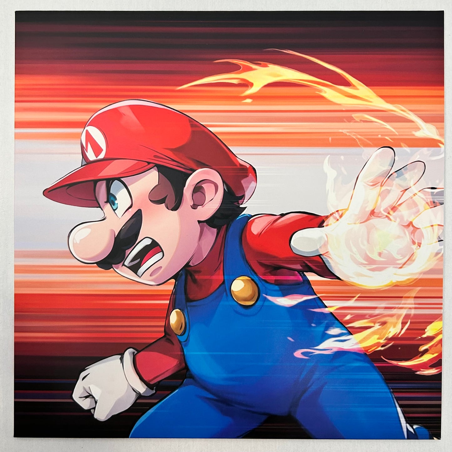 SSBU Mario Vinyl Record