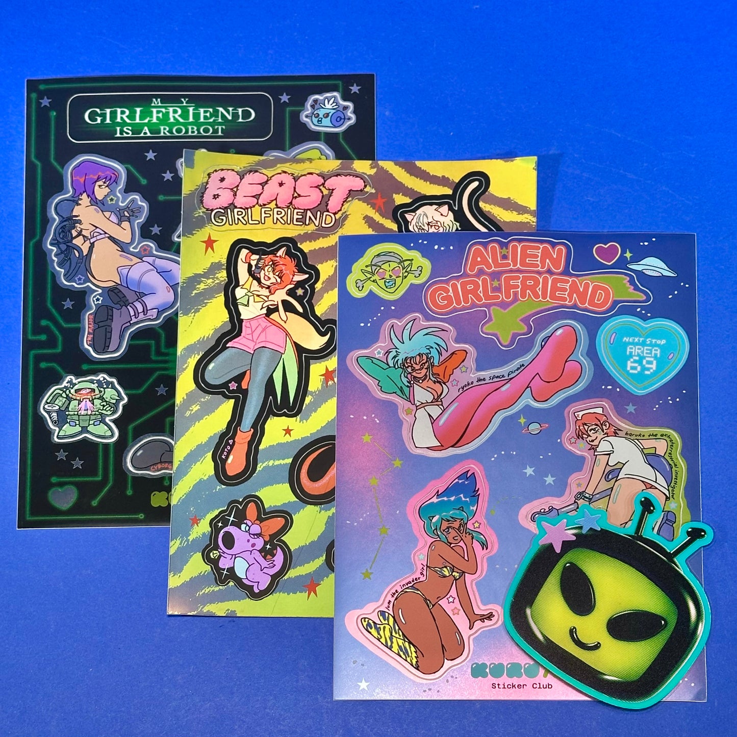 Kuru 731 - My Anime Girlfriend Sticker Collection