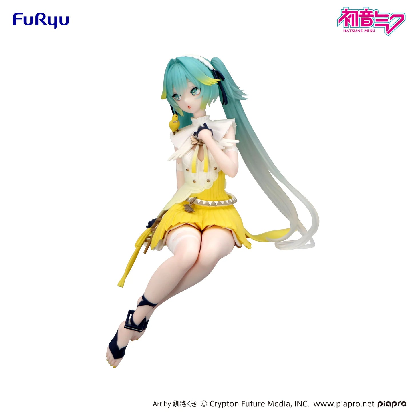FuRyu - Hatsune Miku: Canary Bird Noodle Stopper Figure