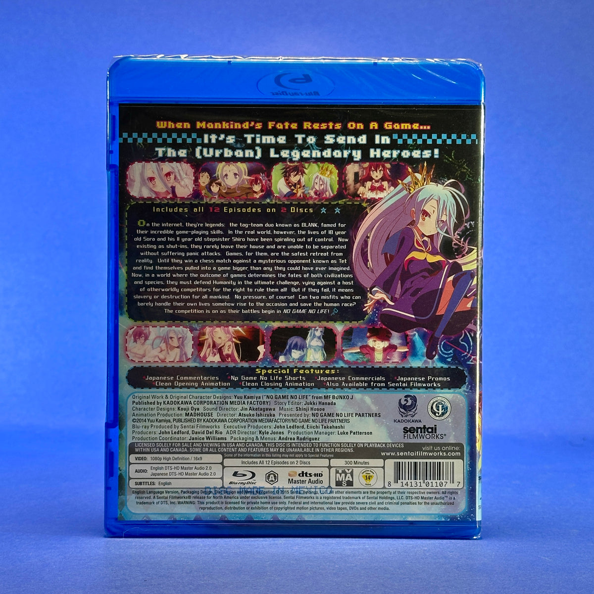 No Game, No Life - Blu-Ray