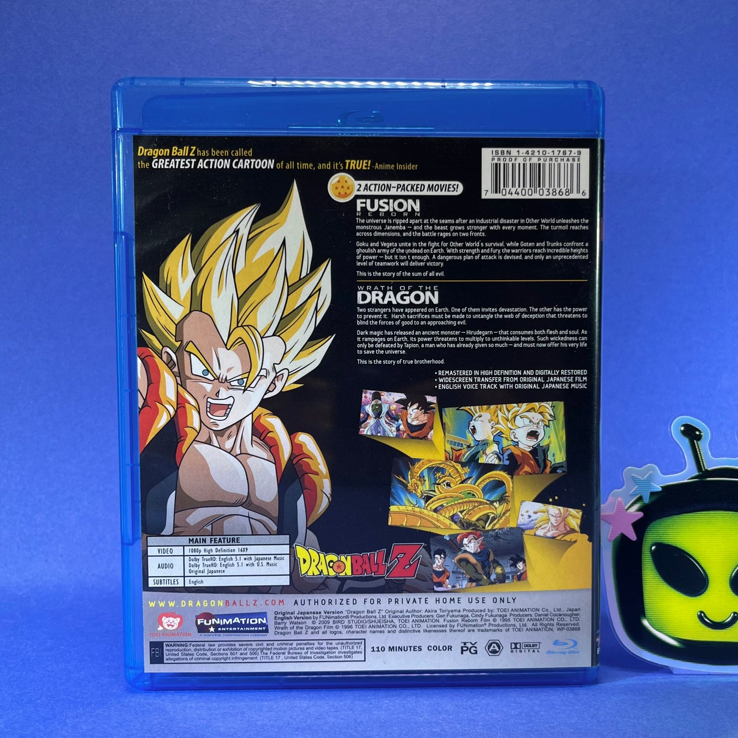 Dragon Ball Z - Fusion Reborn & Wrath of the Dragon Blu-Ray