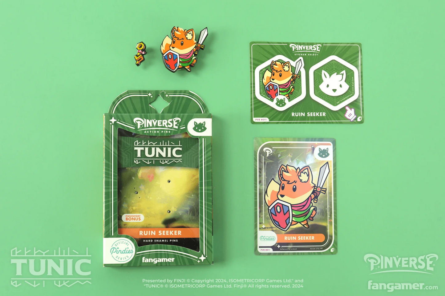 Tunic - Fox Pin Pack Enamel Pin