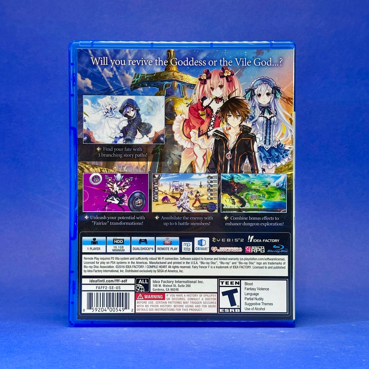 Fairy Fencer F: Advent Dark Force - PlayStation 4