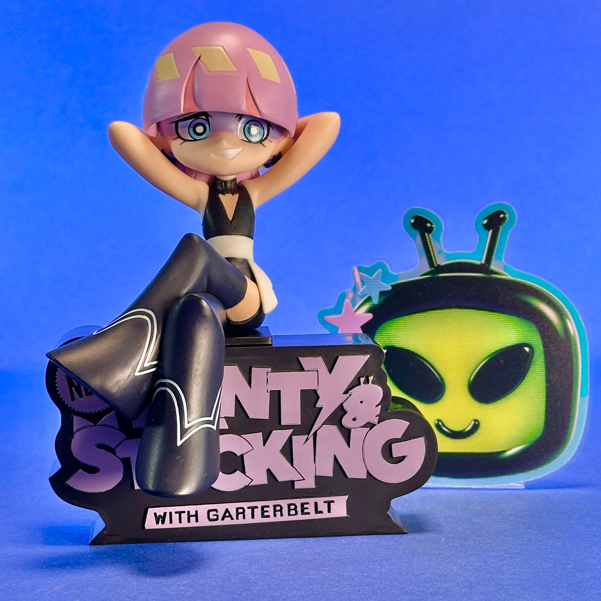 Banpresto - A New Panty & Stocking with Garterbelt:  Polyurethane ~Monitor Top Figz~