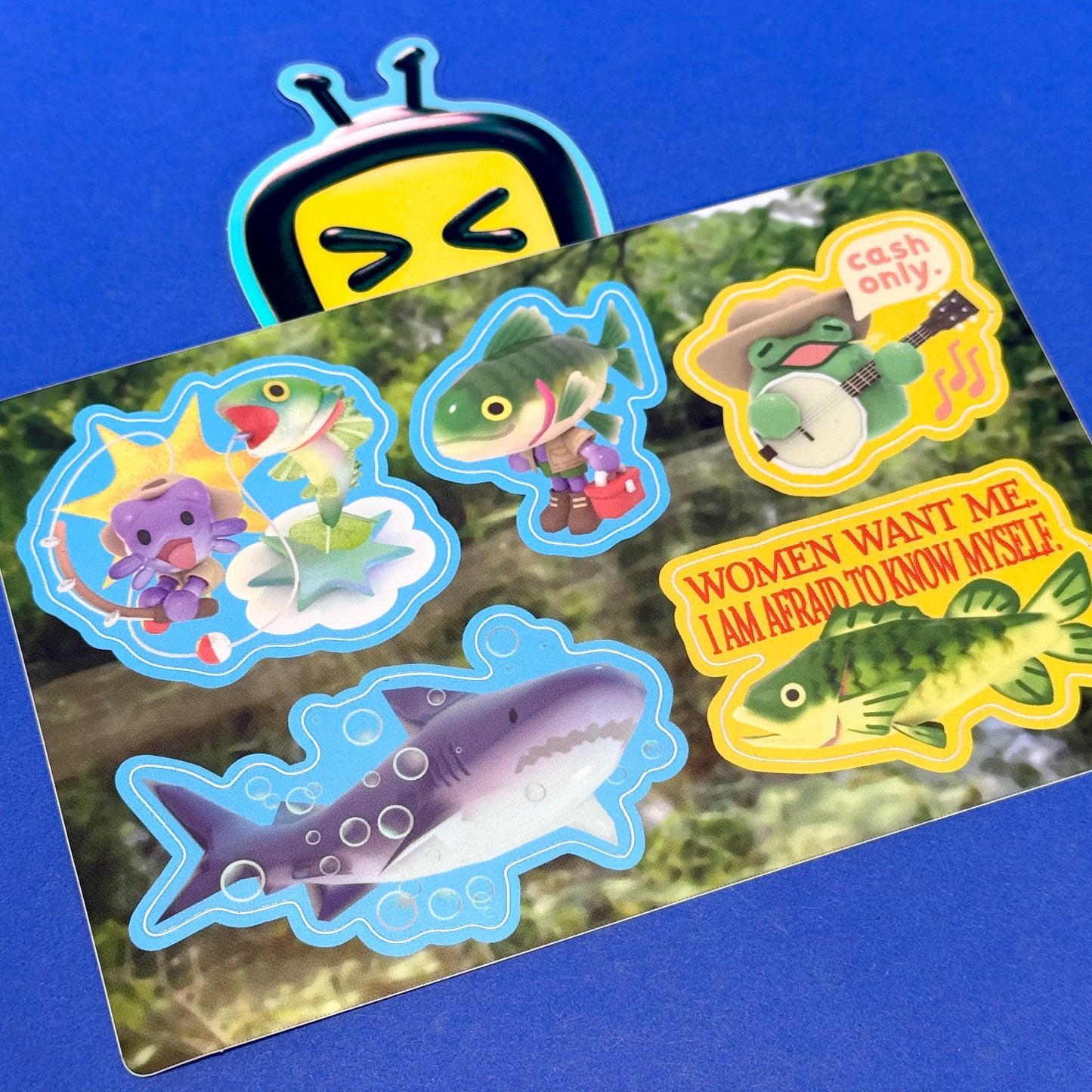 Bryson McBee - Cat Fish! Sticker Sheet