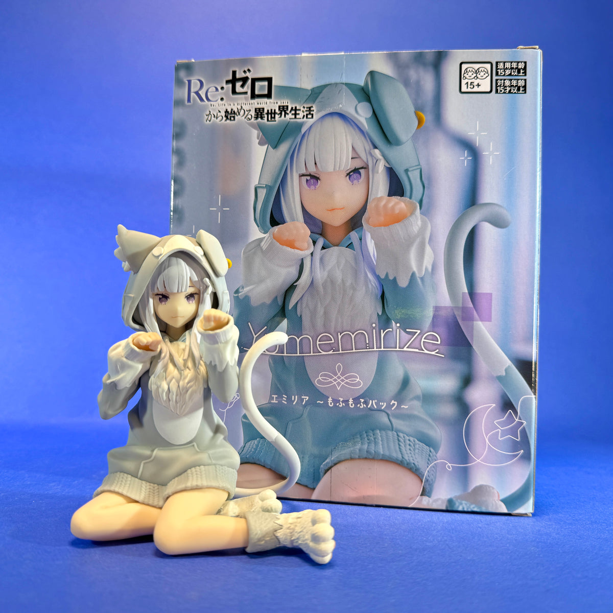 SEGA - Re:Zero -Starting Life in Another World- - Rem, Ram & Emilia ~MofuMofu Cat Pajama ver.~ Yumemirize Figure Set