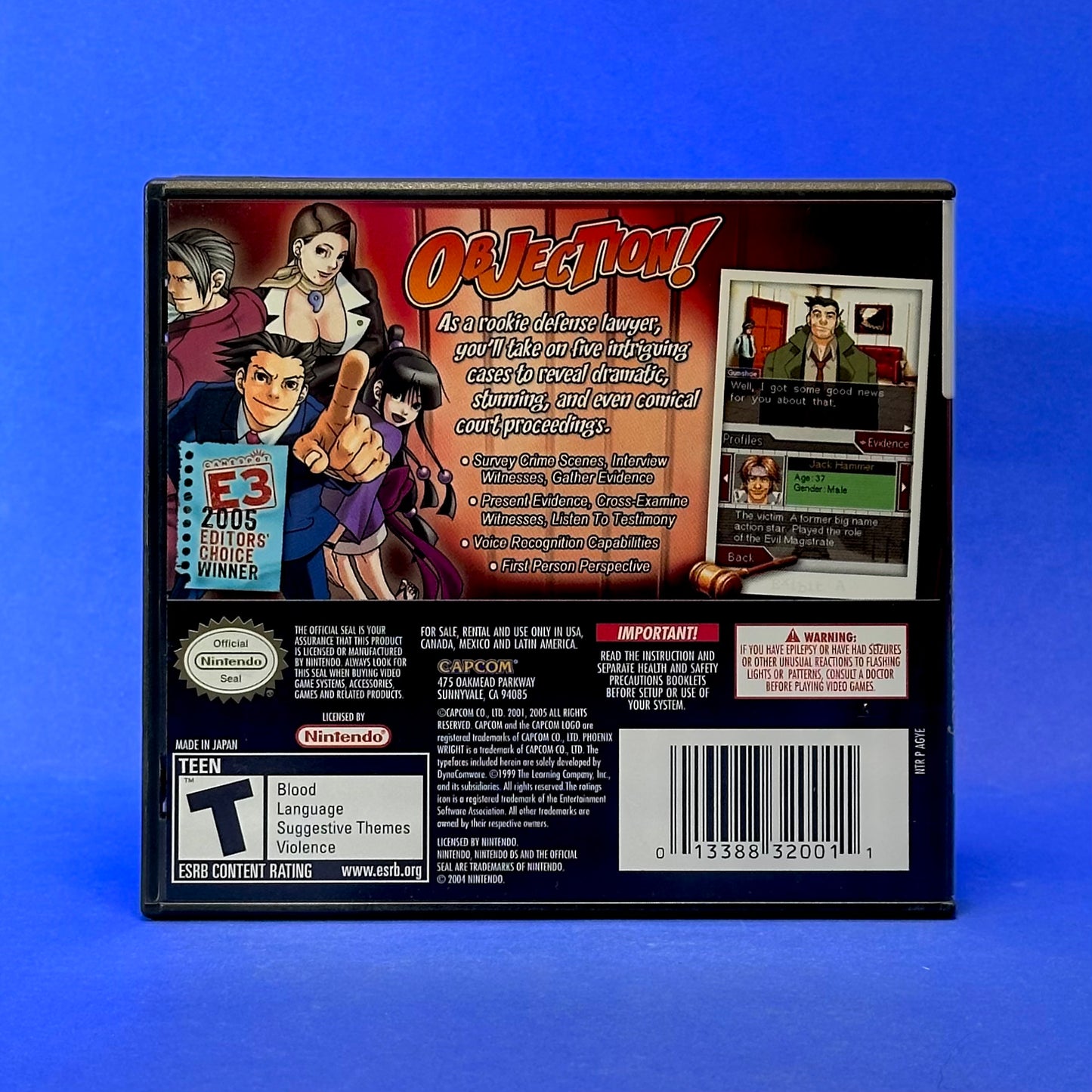 Phoenix Wright : Ace Attorney - Nintendo DS