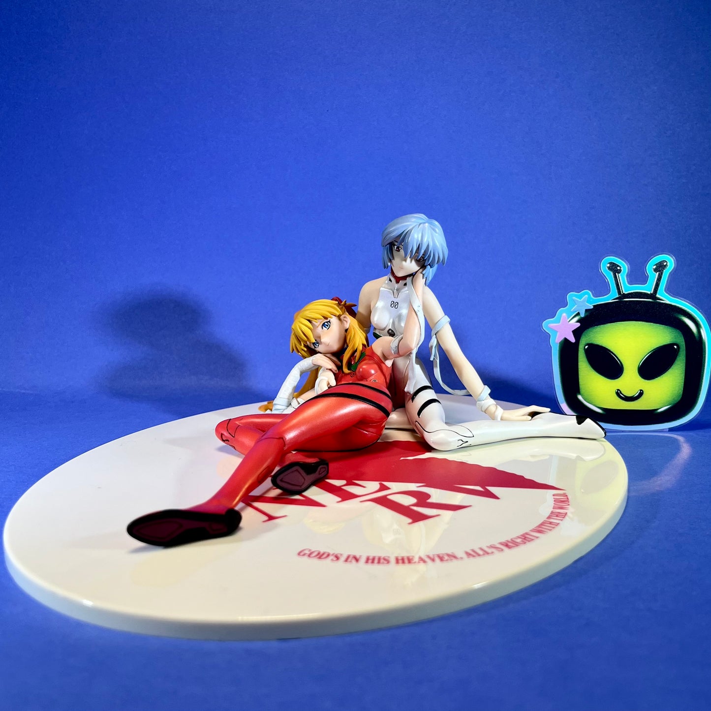 Kotobukiya - 2008 1/8 Scale Pre-Painted Statue Rei & Asuka Plugsuit Ver.