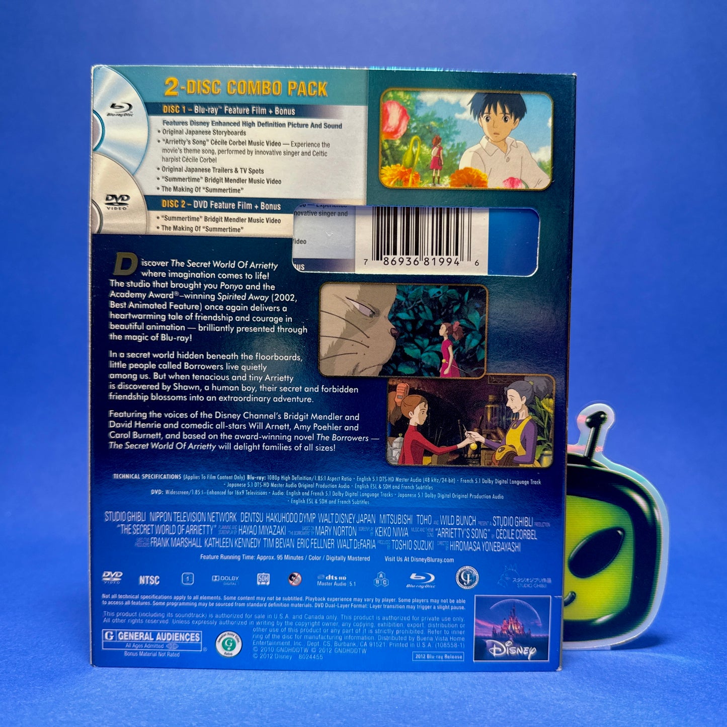 The Secret World of Arrietty - Blu-Ray & DVD