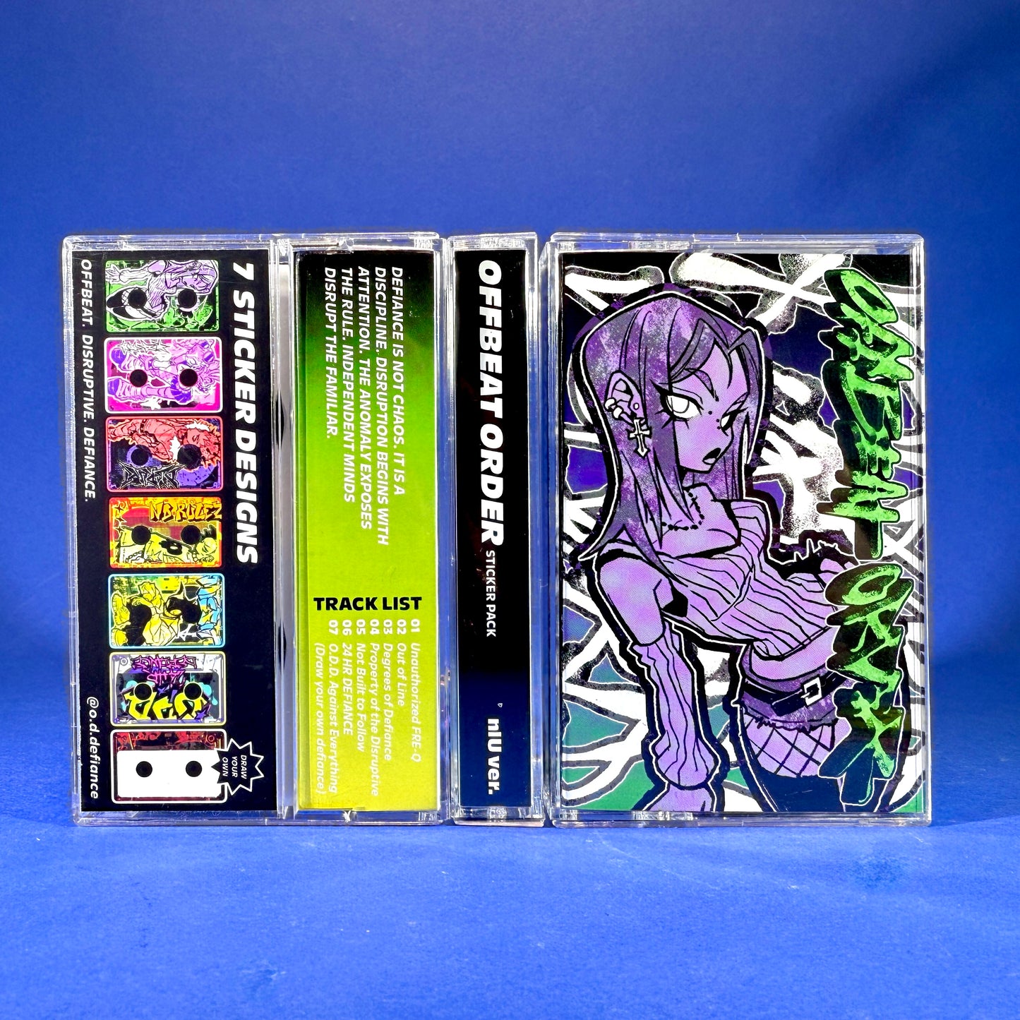 O.D.D. - Offbeat Order Cassette Sticker Pack