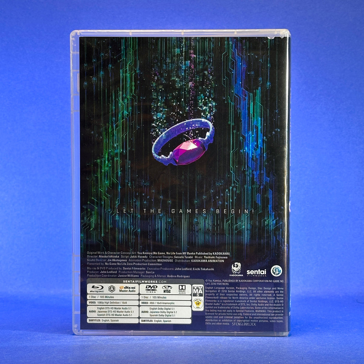 No Game, No Life: Zero - Blu-Ray