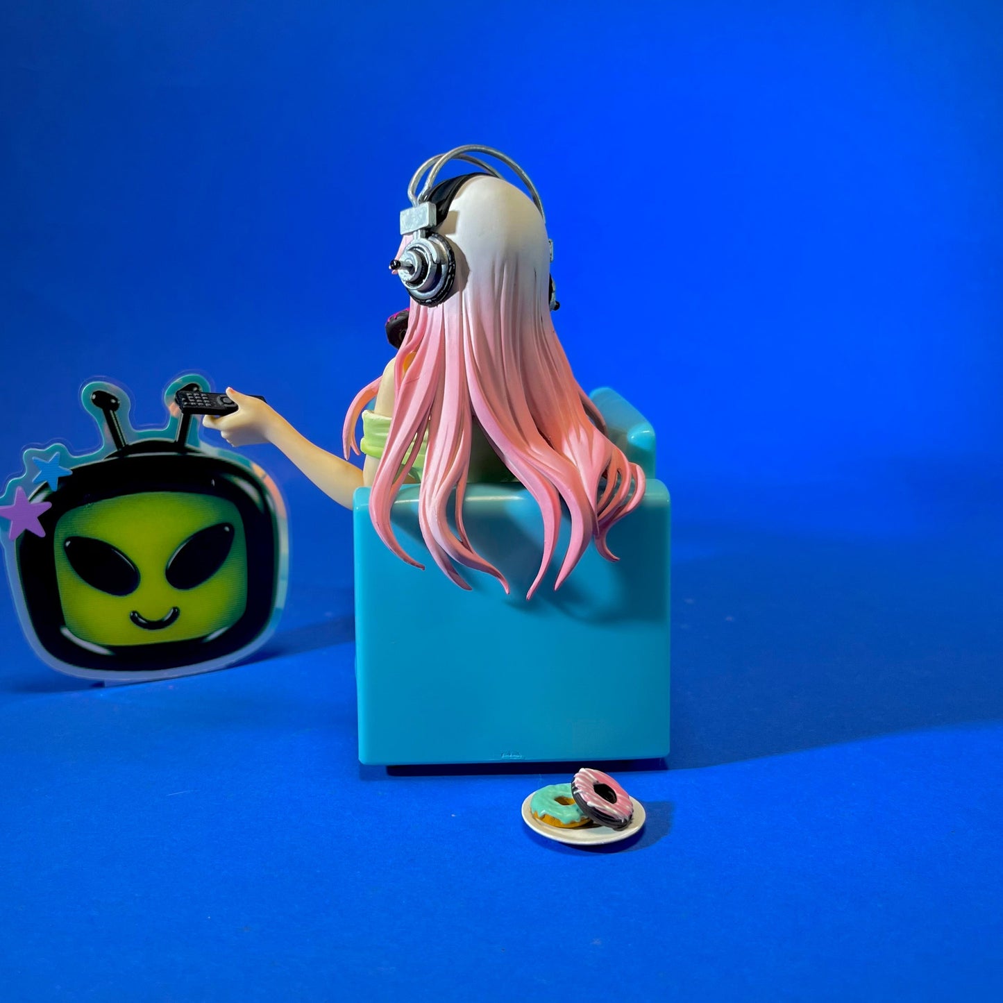 FuRyu - 2014 SoniComi (Super Sonico) - Sonico Seikatsu Micchaku Shuzai ~Sweets Time Sherbet ver.~ Figure