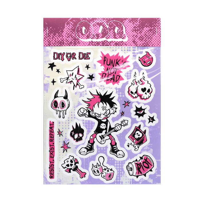 O.D.D. - JaXX [Punk's Not Dead] Sticker Sheet