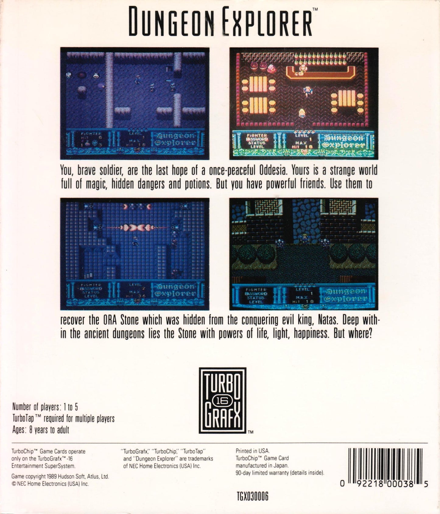 Dungeon Explorer - TurboGrafx-16