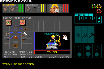 Dungeon Master: Theron’s Quest - Turbo Duo