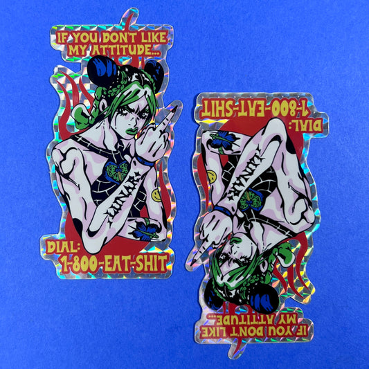HVYBLK - 1 800 Jolyne Sticker