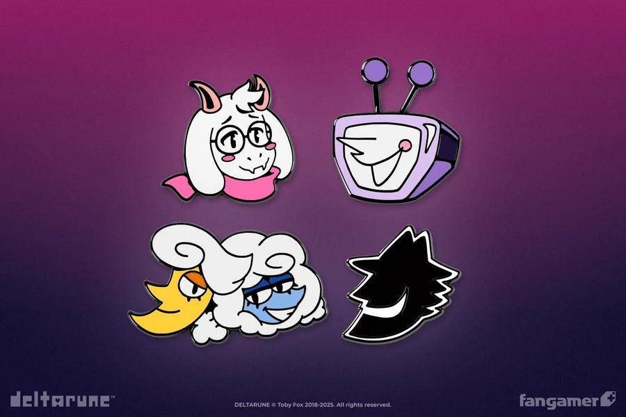 Fangamer - DELTARUNE Character Pin Set 4