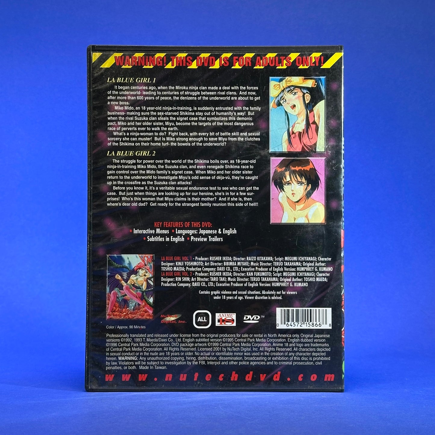 La Blue Girl / Lady Blue DVD
