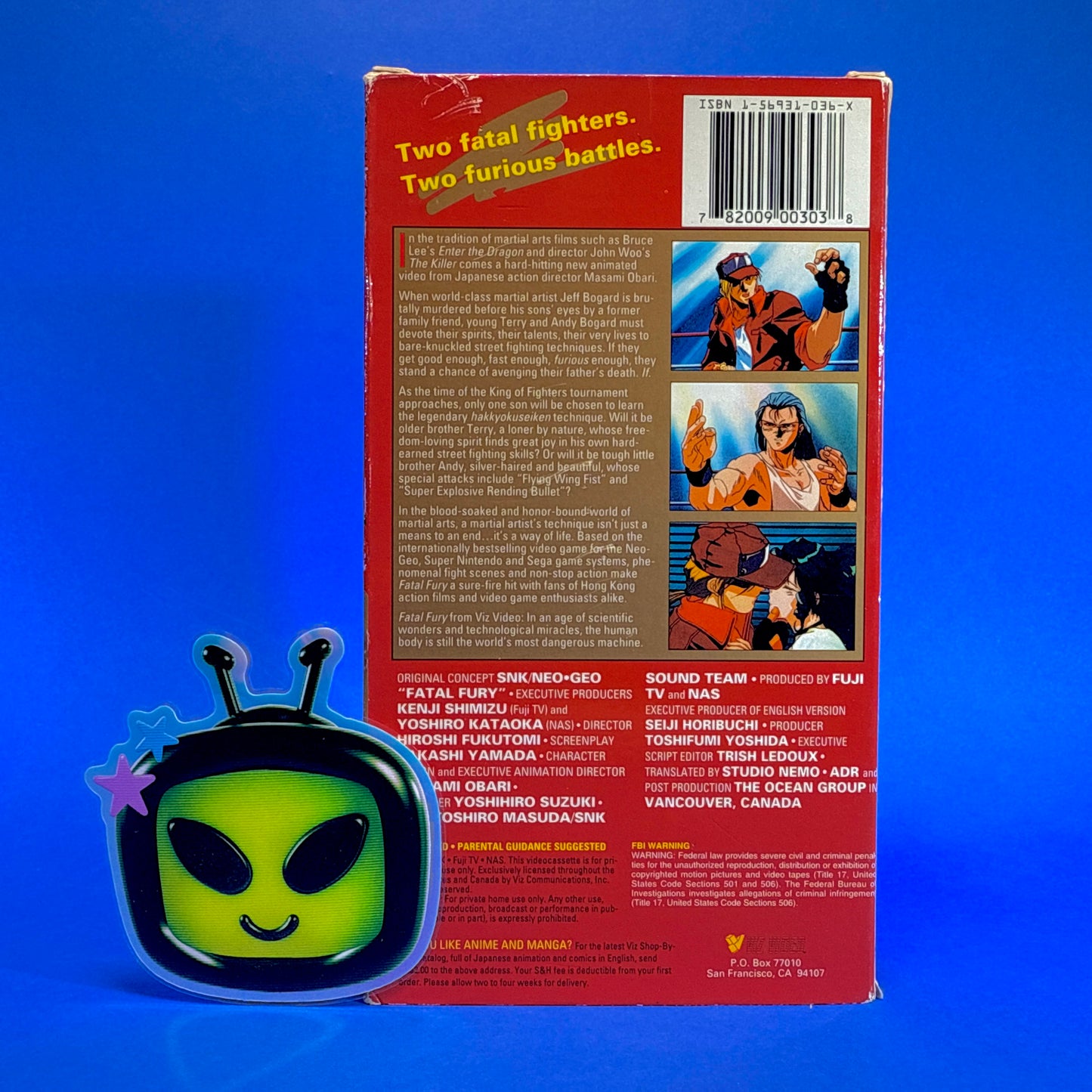 Fatal Fury: Legend of the Hungry Wolf VHS