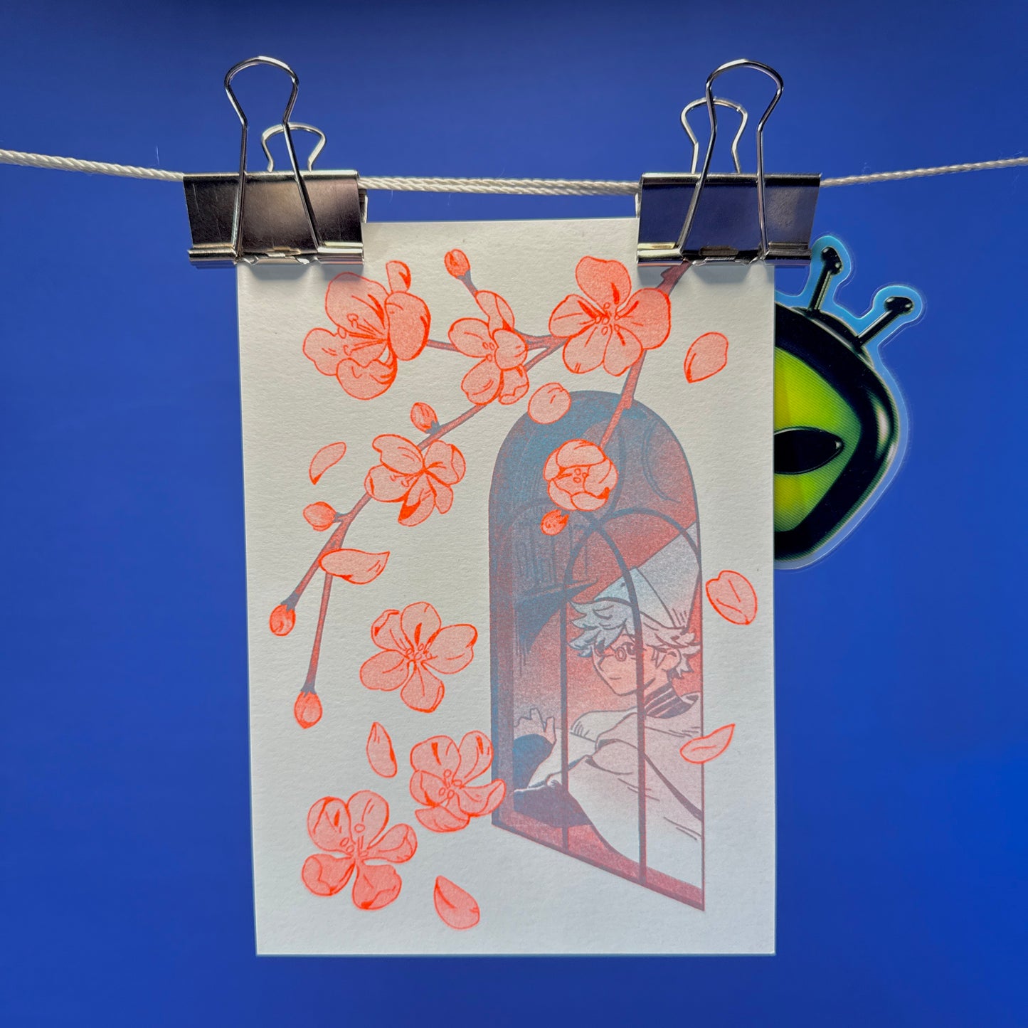 Poxei - The Atelier Window Risograph